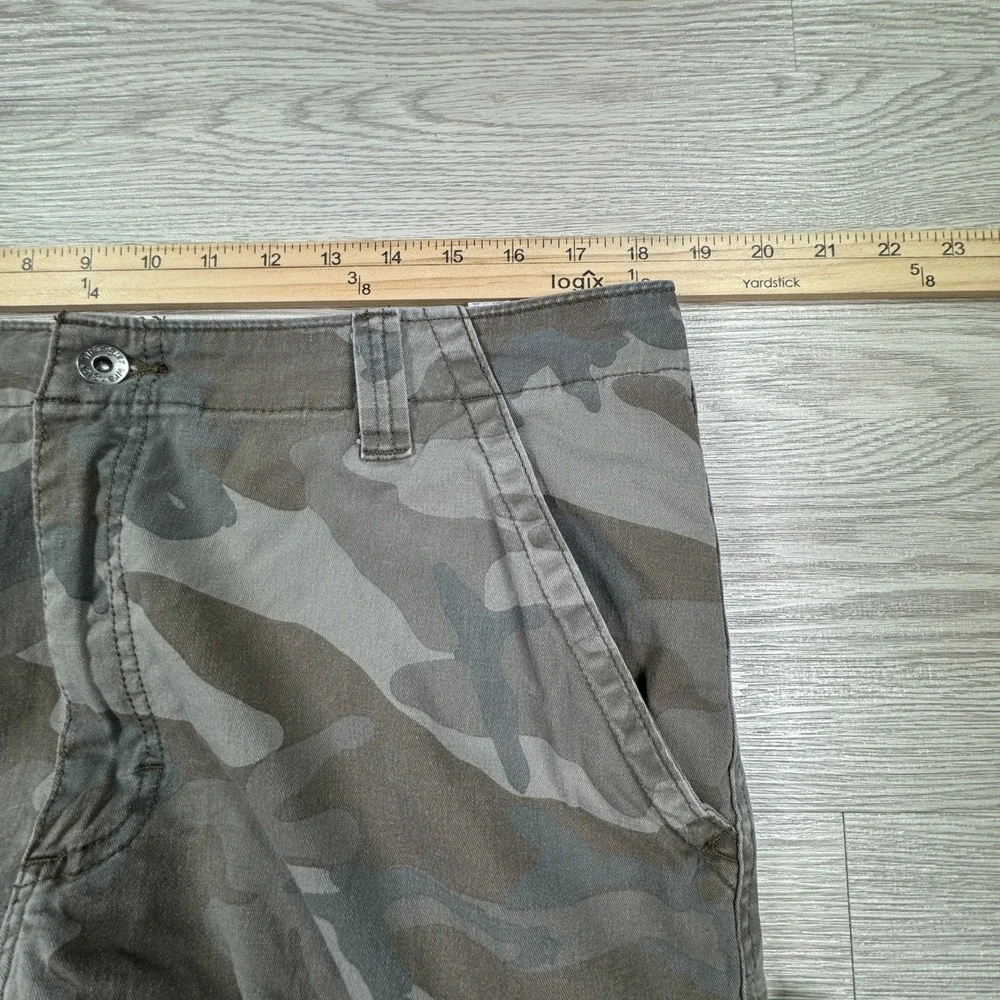 Wrangler‎ Mens Cargo Pants Regular Taper Camo Green 38x30 Stretch Outdoor Casual